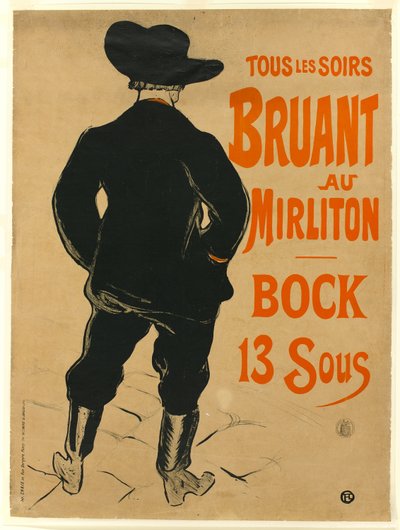 アリスティド・ブラン 作： Henri de Toulouse Lautrec