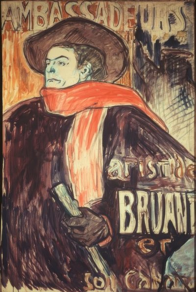 大使へのアリスティド・ブラント 作： Henri de Toulouse Lautrec