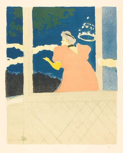 大使で 大使で、1894年。 作： Henri de Toulouse Lautrec