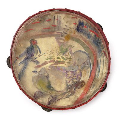 サーカスで：女曲馬師; Au cirque：ecuyere、1888 作： Henri de Toulouse Lautrec