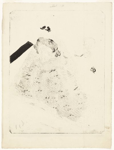 コンサートで 作： Henri de Toulouse Lautrec