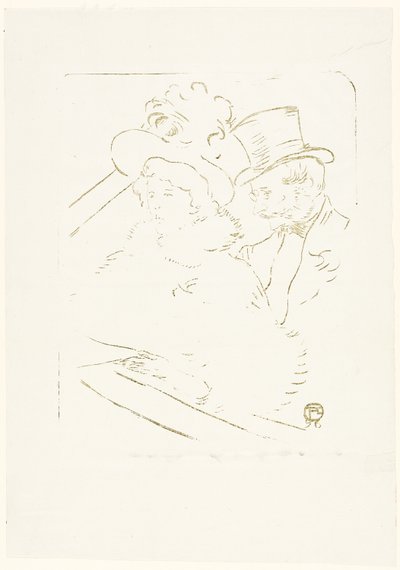 コンサートで 作： Henri de Toulouse Lautrec
