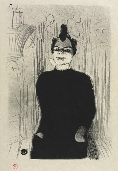 ガイテ・ロシュシュアールにて：ニコル 作： Henri de Toulouse Lautrec
