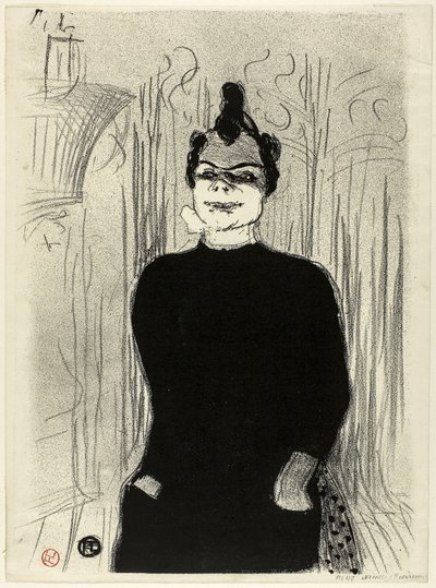 ガイテ・ロシュシュアールにて：ニコル 作： Henri de Toulouse Lautrec