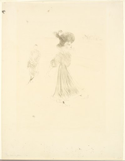 氷の宮殿にて 作： Henri de Toulouse Lautrec