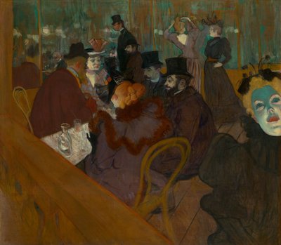 ムーラン・ルージュにて 作： Henri de Toulouse Lautrec