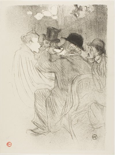 ムーランルージュで：失礼！ 本当の失礼！ 作： Henri de Toulouse Lautrec