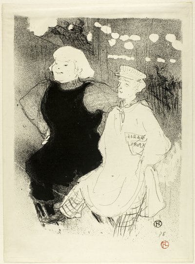 ムーランルージュで：仏露同盟 作： Henri de Toulouse Lautrec