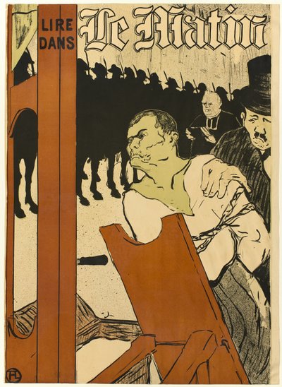 足場の下で 作： Henri de Toulouse-Lautrec