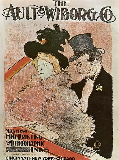 コンサート、1896年。 作： Henri de Toulouse Lautrec