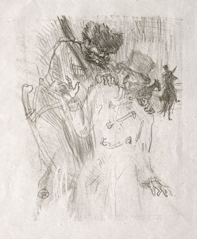 シナイ半島のふもとで: シュロメ フスの逮捕 作： Henri de Toulouse Lautrec