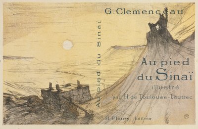 シナイのふもとで: 表紙 作： Henri de Toulouse Lautrec