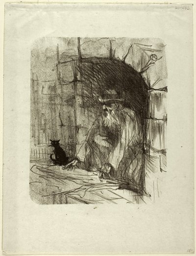 Au Pied du Sinaï より、クラクフの店の奥の部屋 作： Henri de Toulouse Lautrec