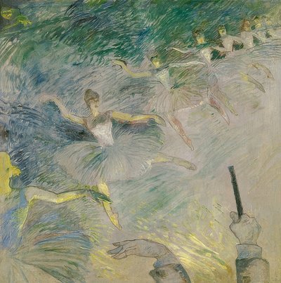 バレエダンサー。 1885-86 作： Henri de Toulouse Lautrec
