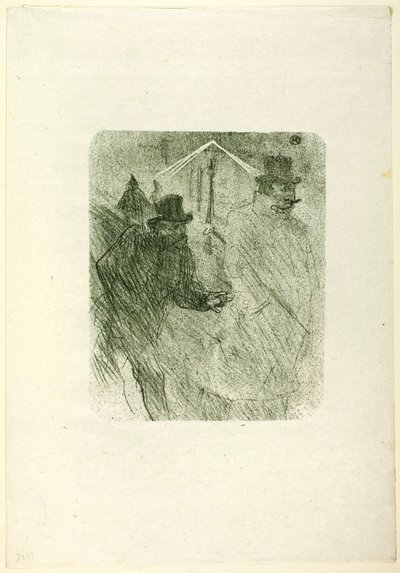 Au Pied du Sinaï より、Baron Moïse Begging 作： Henri de Toulouse Lautrec