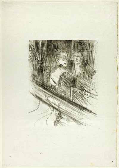 Au Pied du Sinaï の「箱の男爵 Moïse」 作： Henri de Toulouse Lautrec