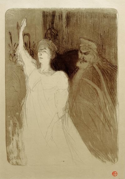 アンティゴーヌのバルテとムーネ・サリー 作： Henri de Toulouse Lautrec