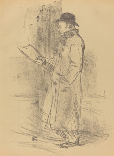 Firmin Gémier への寄附、1897 年。 作： Henri de Toulouse Lautrec