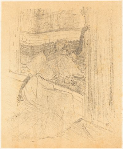 1898年、聴衆サルアン・ル・パブリックに頭を下げる. 作： Henri de Toulouse Lautrec