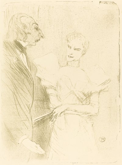 カボタンのブランデスとルロワール、カボタンのブランデスとルロワール、1894年。 作： Henri de Toulouse Lautrec