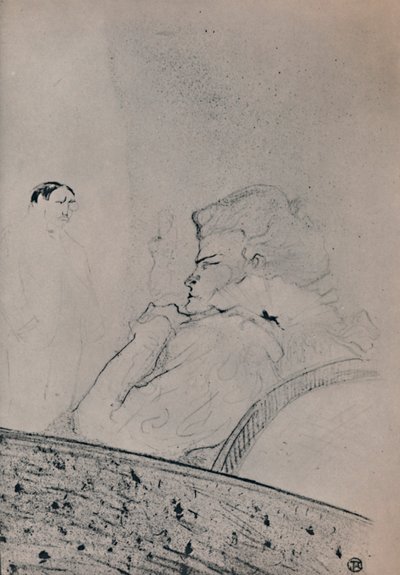 彼女の更衣室のブランデス、1895年頃、1946年 作： Henri de Toulouse Lautrec