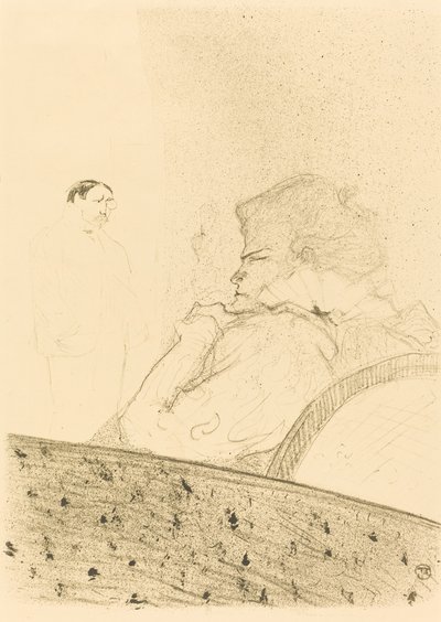 ブランデス・イン・ヒズ・ボックス 作： Henri de Toulouse Lautrec