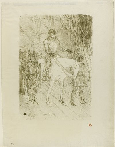 チルペリックでのブラッスール入場 作： Henri de Toulouse Lautrec