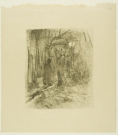 Au Pied du Sinaï の Busk Cemetery 作： Henri de Toulouse Lautrec