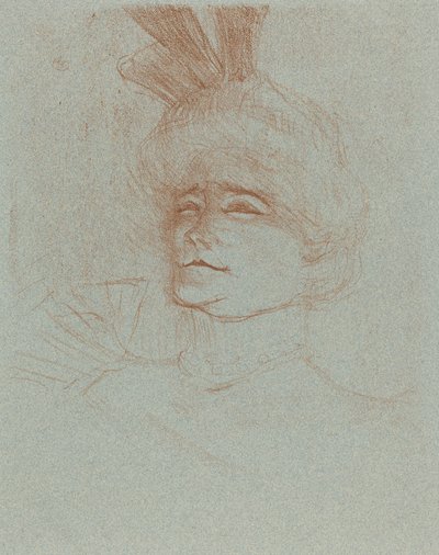 ムレの胸像。 マルセル・レンダー、スリー・クォーターズ・ミレになった。 Marcelle Lender a bust..., 1898. 作： Henri de Toulouse Lautrec