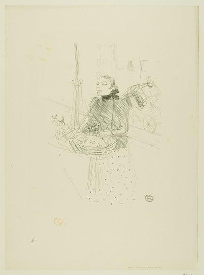 Desiré Dihau の Melodies から、My Pretty Violets を購入する 作： Henri de Toulouse Lautrec