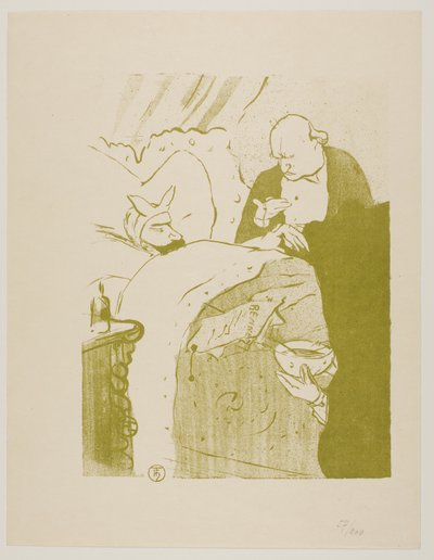 カルノーは病気です！ 作： Henri de Toulouse Lautrec
