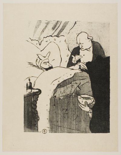 カルノーは病気です！ 作： Henri de Toulouse Lautrec