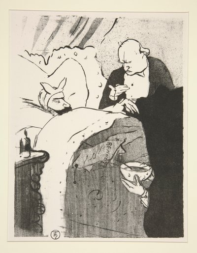 カルノーマラード！ (カルノーは病気です!) 作： Henri de Toulouse Lautrec