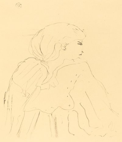 カッシブ、1896年。 作： Henri de Toulouse Lautrec