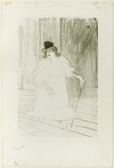 セシー・ロフタス 作： Henri de Toulouse Lautrec