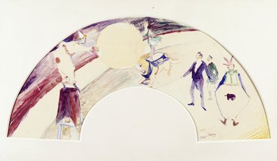 サーカスシーン 作： Henri de Toulouse Lautrec