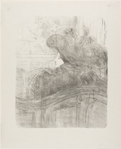 Cléo de Mérode、13 のリトグラフより 作： Henri de Toulouse Lautrec