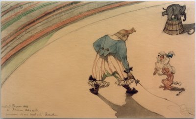 ピエロトレーナー 作： Henri de Toulouse Lautrec