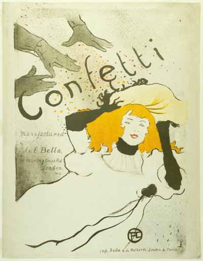 紙吹雪 作： Henri de Toulouse Lautrec