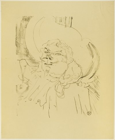 Treize Lithographys の Coquelin the Elder 作： Henri de Toulouse Lautrec