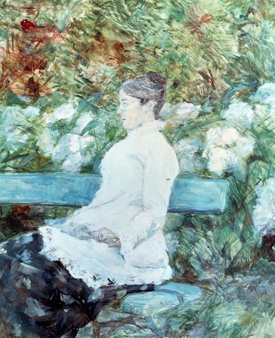 画家の母ロートレック伯爵夫人（アンリ・ド・トゥールーズ＝ロートレック（1864-1901）作 作： Henri de Toulouse Lautrec