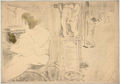 オリジナルプリントカバー 作： Henri de Toulouse Lautrec