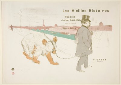 Les Vieilles Histoires (The Old Stories) の表紙と口絵 作： Henri de Toulouse Lautrec