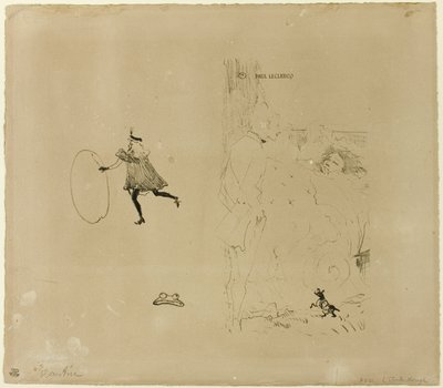 レトワール・ルージュの表紙 作： Henri de Toulouse Lautrec
