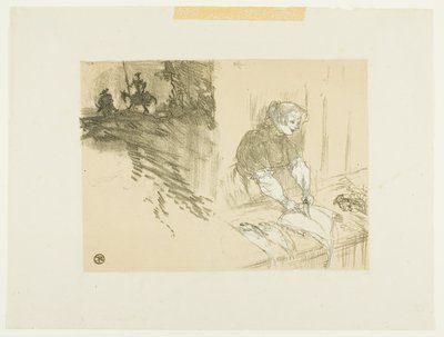 Les Courtes Joys のカバー 作： Henri de Toulouse Lautrec