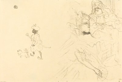 恋するニノン・デ・レンクロスの例の表紙、1897年。 作： Henri de Toulouse Lautrec
