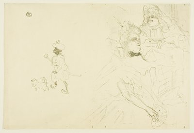 恋するニノン・ド・ランクロの例』の表紙 作： Henri de Toulouse Lautrec