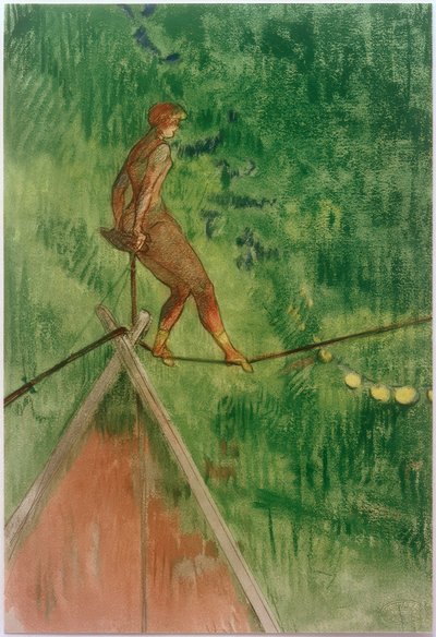ロープダンサー 作： Henri de Toulouse Lautrec