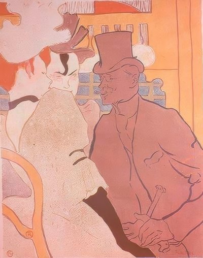 ムーランルージュのイギリス人 作： Henri de Toulouse Lautrec