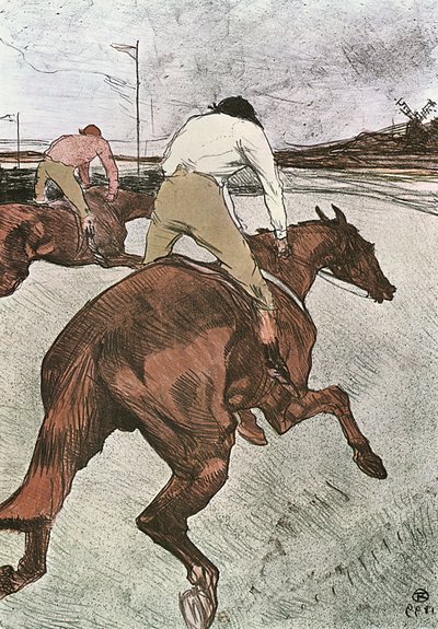 ザ・ジョッキー 作： Henri de Toulouse Lautrec